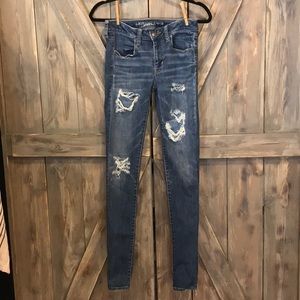 AE ripped skinny jeans